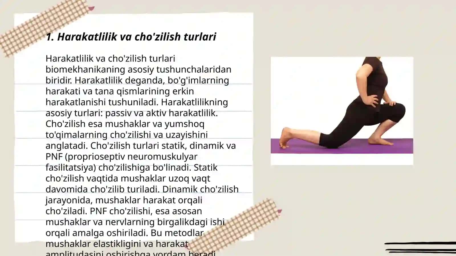 Stretching. Stretching bilan shug'ullsnish metodikasi 3