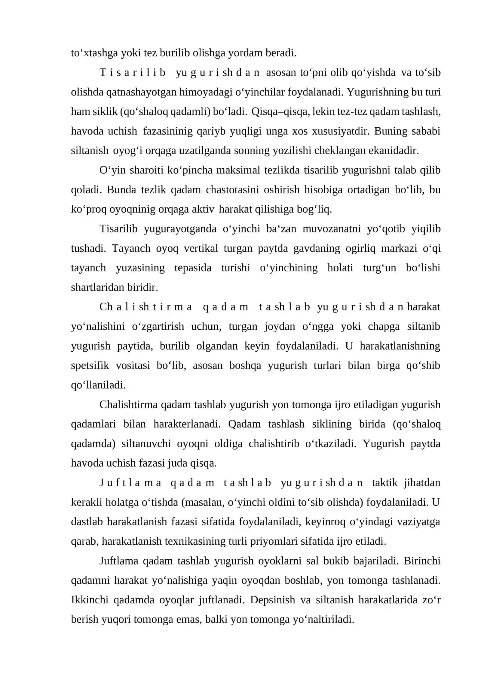Futbol o‘yinida harakatlanish texnikasi 3