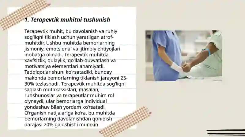 Terapevtik oʻzaro taʼsirlar muhitini yaratish 3