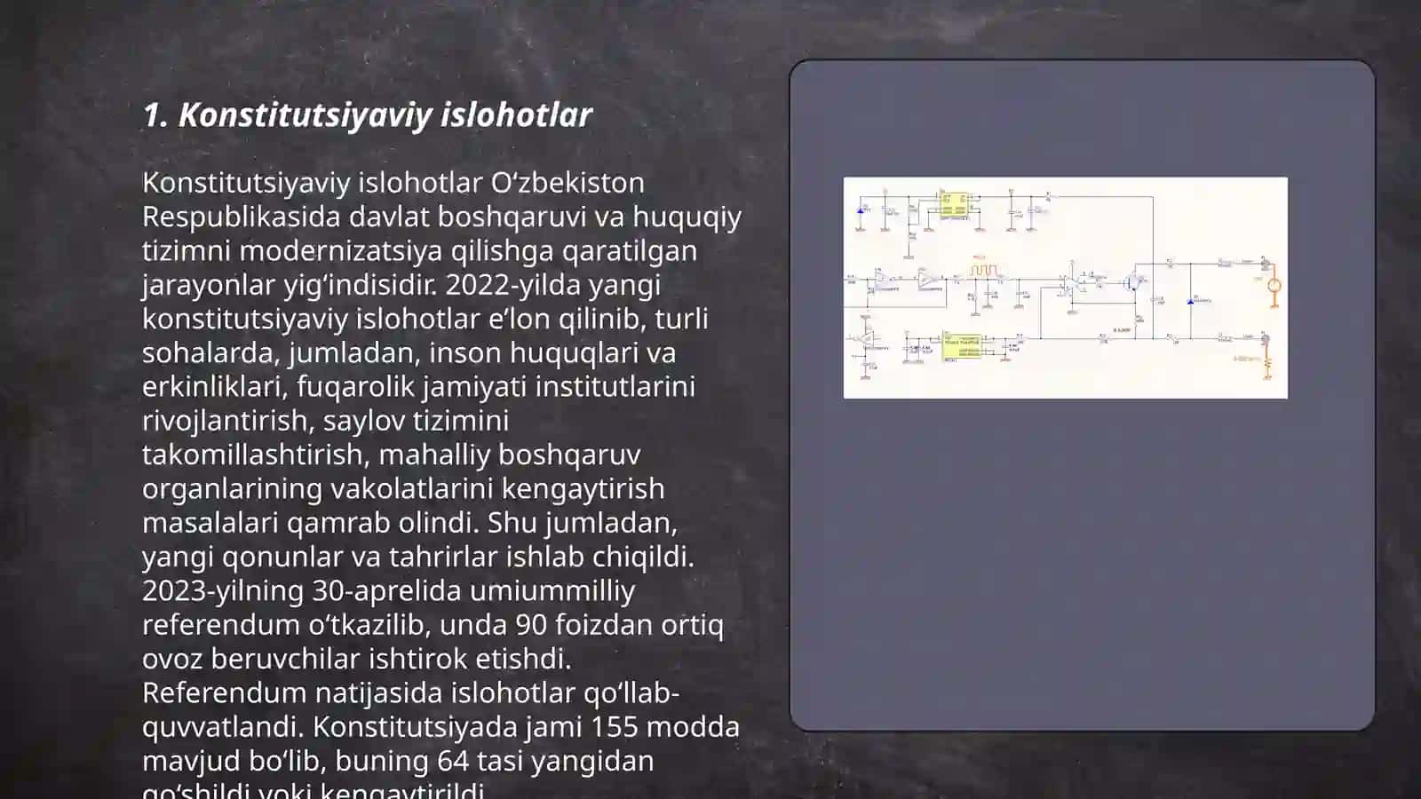 Konstitutsiyada davlat hokimiyati va boshqaruvi tizimiga oid muhim demokratik o'zgarishlar 3