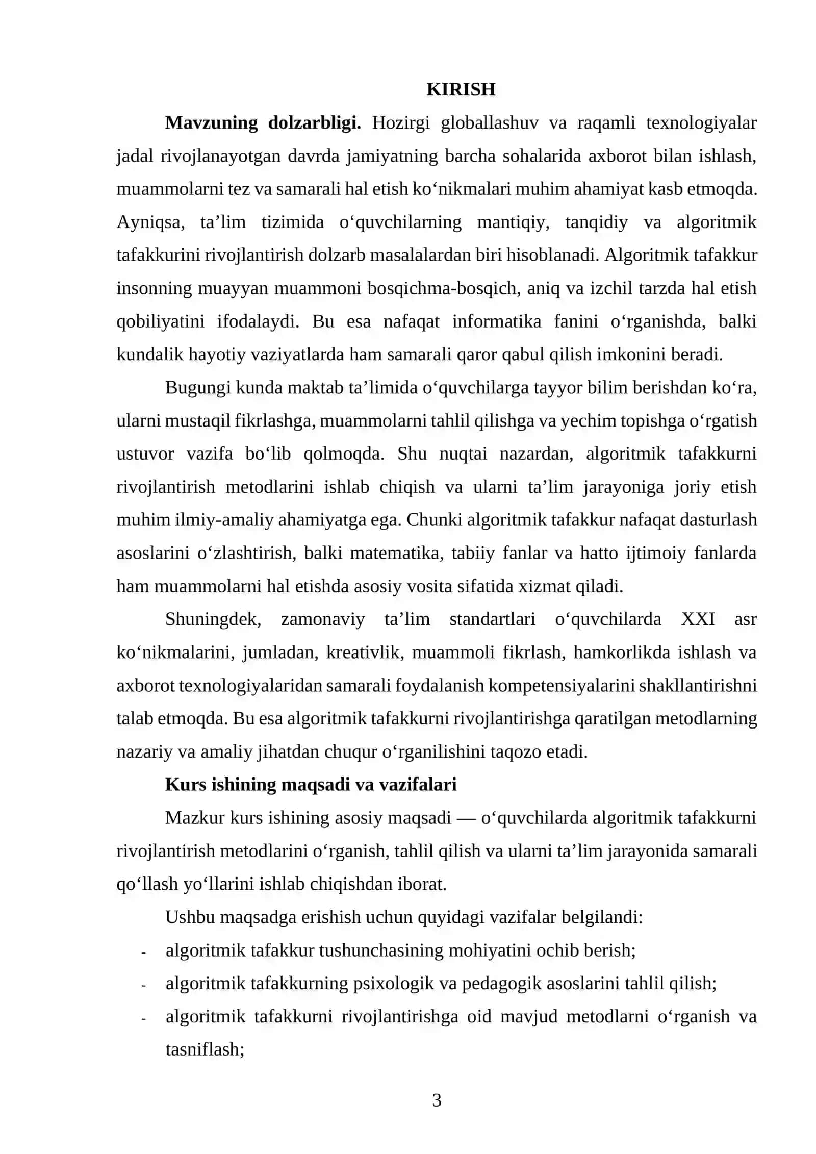 Algoritmik tafakkurni rivojlantirish metodlari 3
