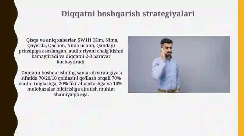 Diqqatni boshqarish strategiyalari 3