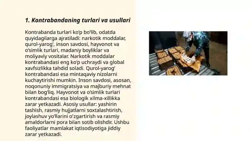Bojxona ishi fanidan mustaqil ishi 3