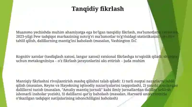 Fazoda mòljal olish qobiliyatini shakllantirish 3