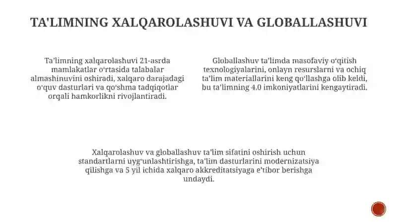 Ta'limning xalqarolashuvi va globallashuvi 3