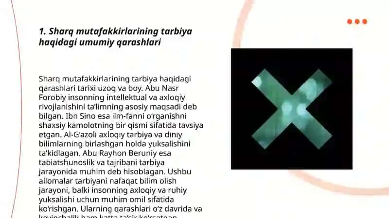 Sharq mutafakkirlarining xalq tarbiyasi haqida qarashlari 3