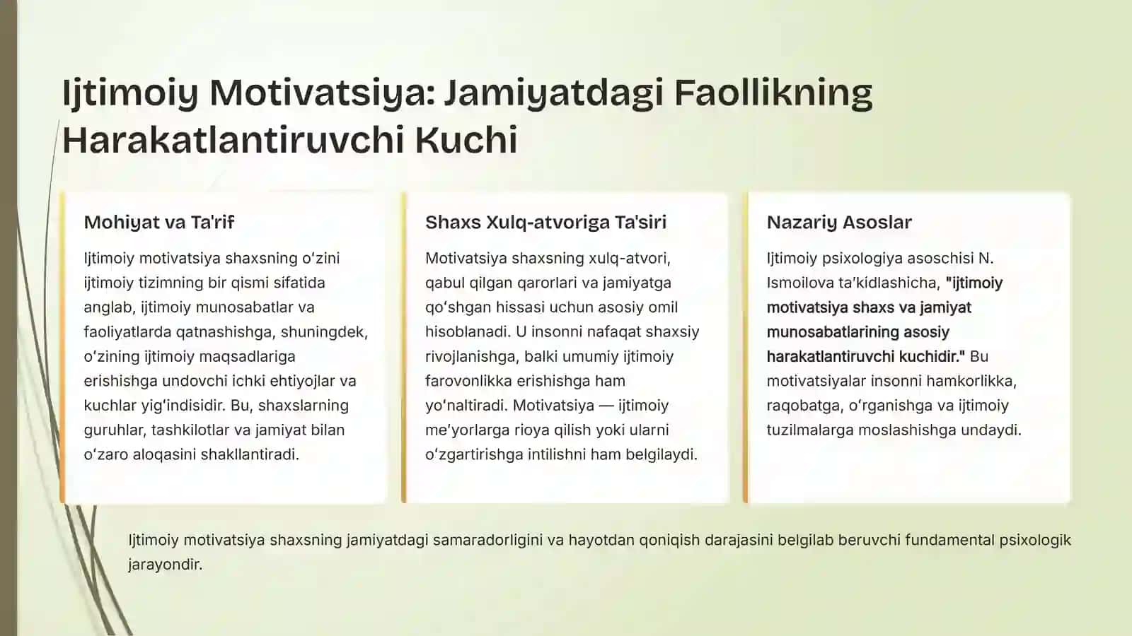 Insonning Ijtimoiy Motivatsiyasi va Ijtimoiy Tartibni Saqlash 3