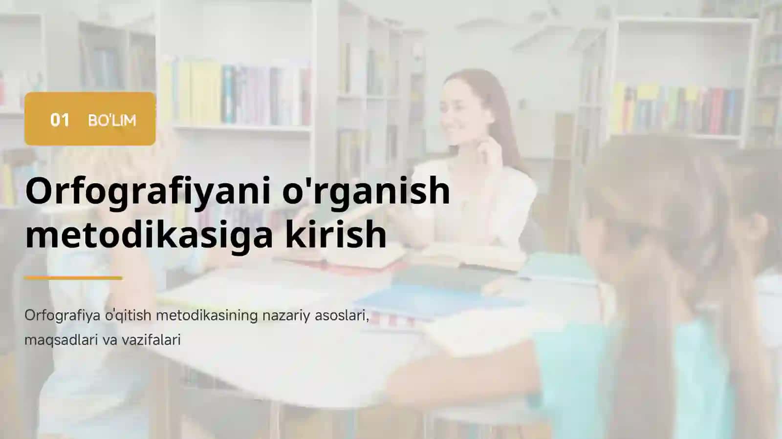 Orfografiyani o'rganish metodikasi 3