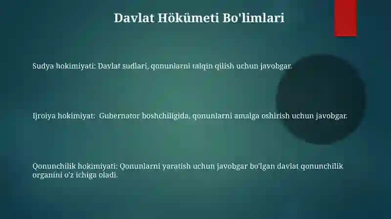 Davlat hokimiyati organlari 3