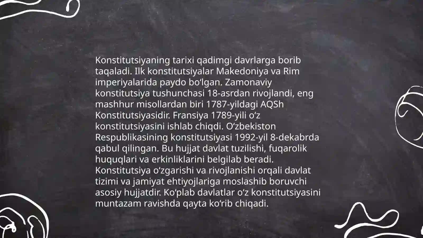 Konstitutsiya tushunchasi.Konstitutsiyaning mohiyati 3