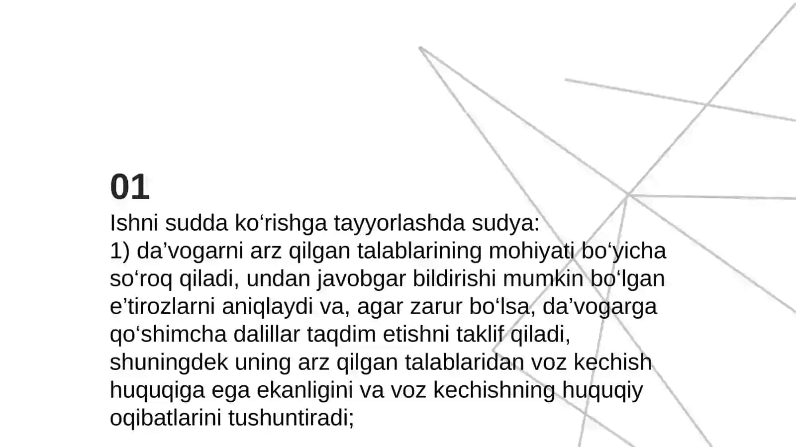 FUQAROLIK IShLARINI SUDDA KO‘RIShGA TAYYORLASh 3