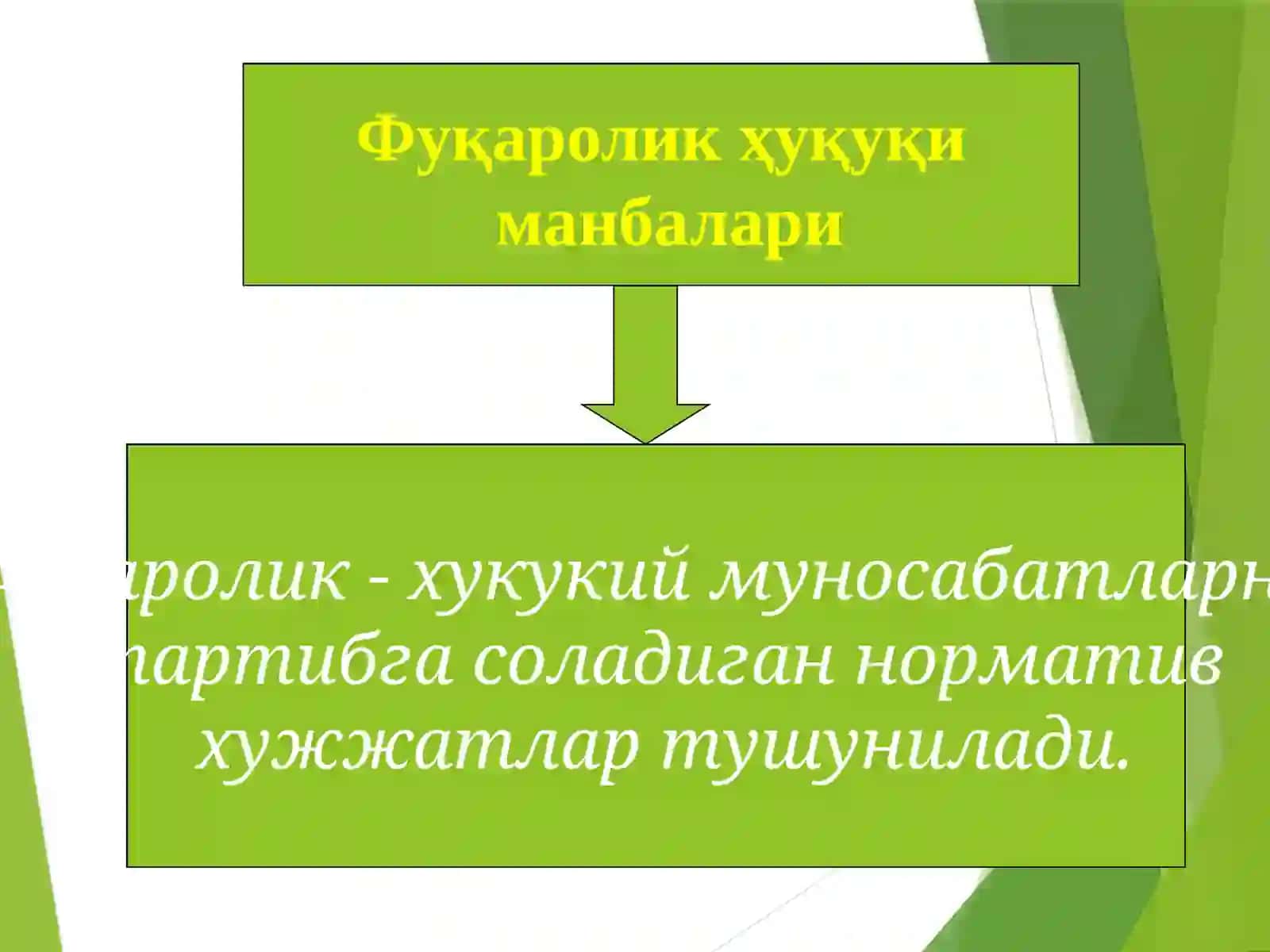 Ўзбекистон республикаси фуқаролик ҳуқуқининг манбалари 3