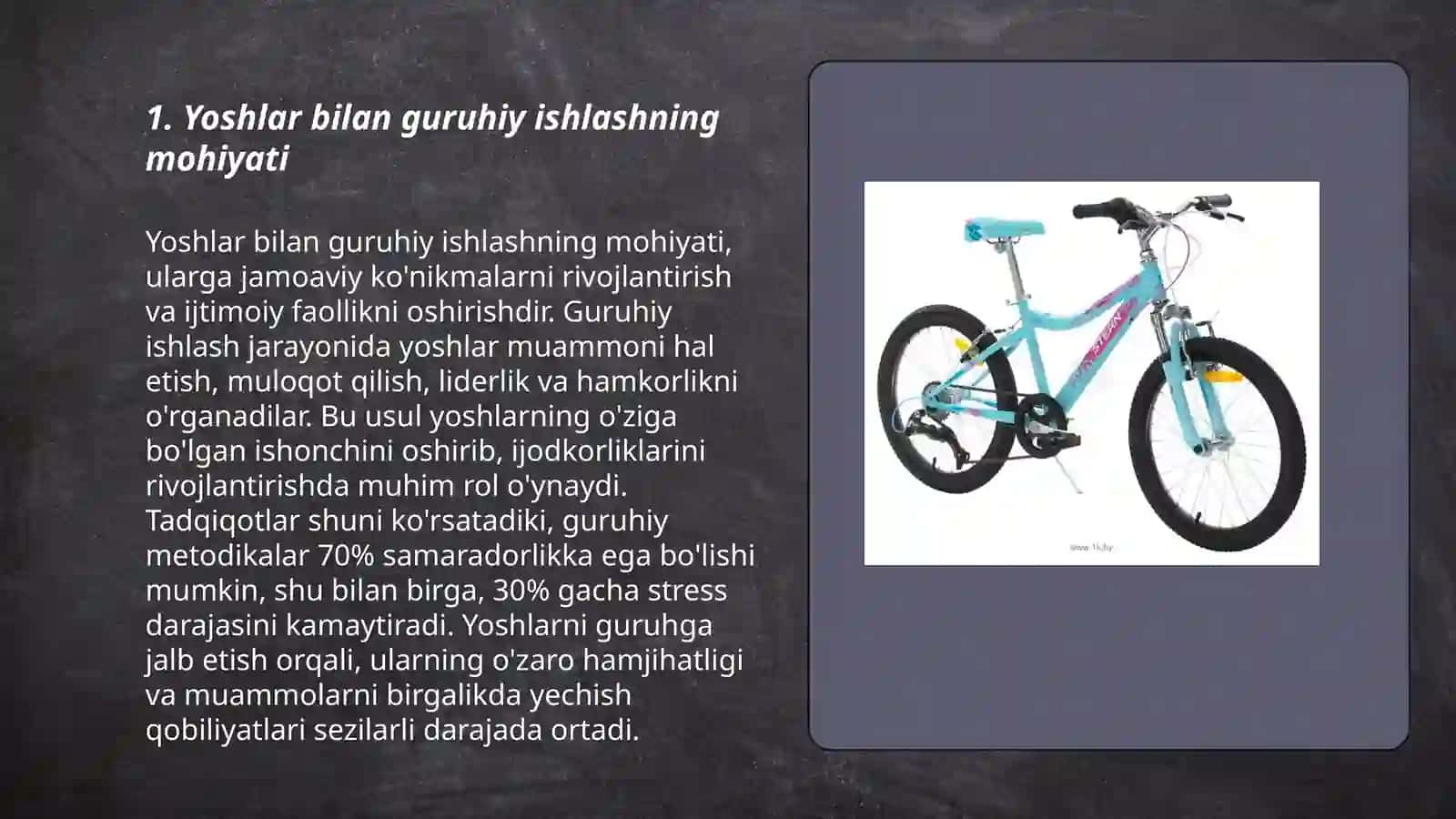 Yoshlar bilan guruhiy ishlash haqida tushuncha 3
