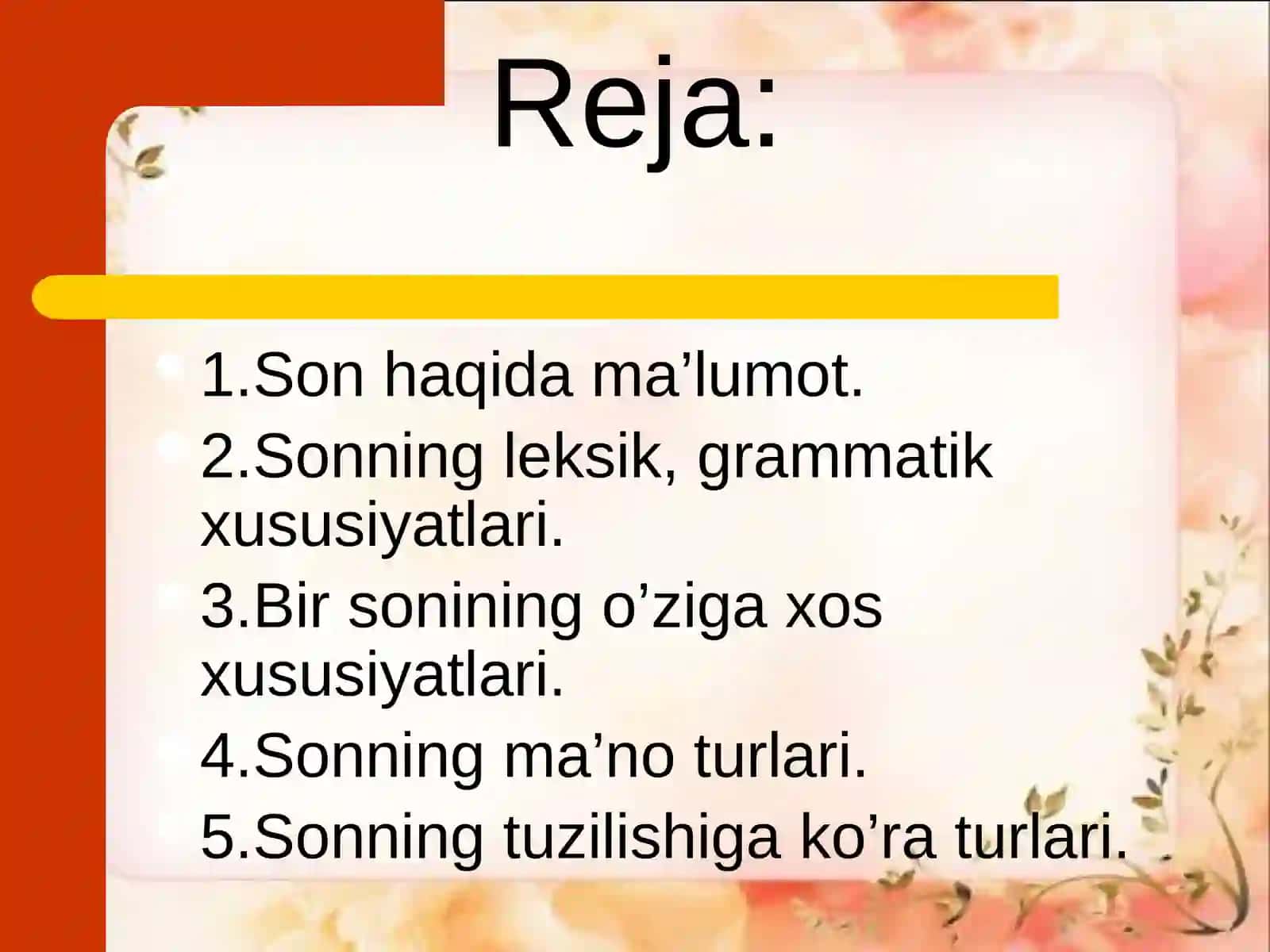 ONA TILI VA BOLALAR ADABIYOTI FANIDAN TAYYORLAGAN TAQDIMOTI 3