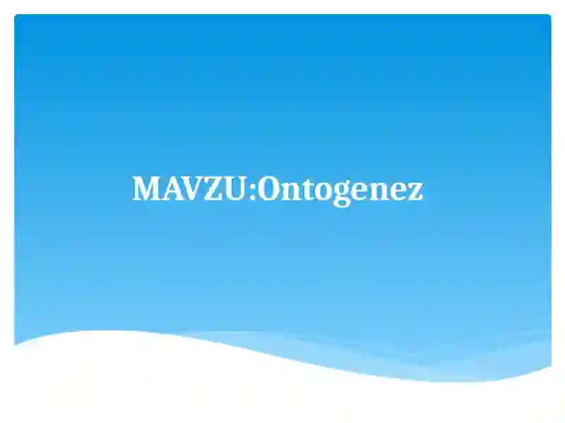 ontogenez 3