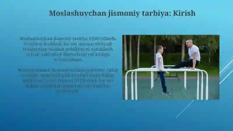 Adaptiv jismoniy tarbiya boʻyicha õrgatish usullari 3