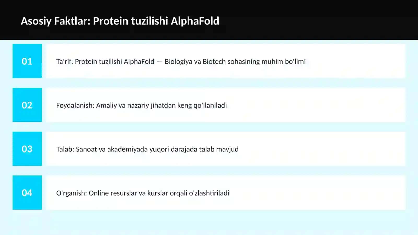 Protein tuzilishi AlphaFold 3