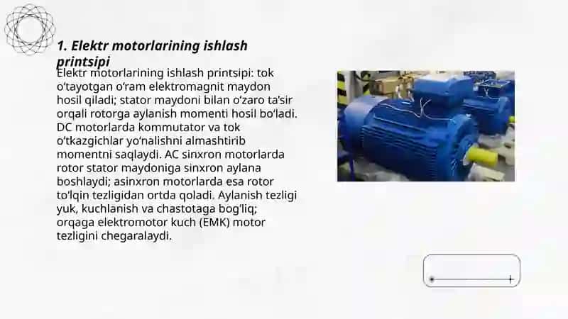 Elektr matorlar va gineratorlar 3