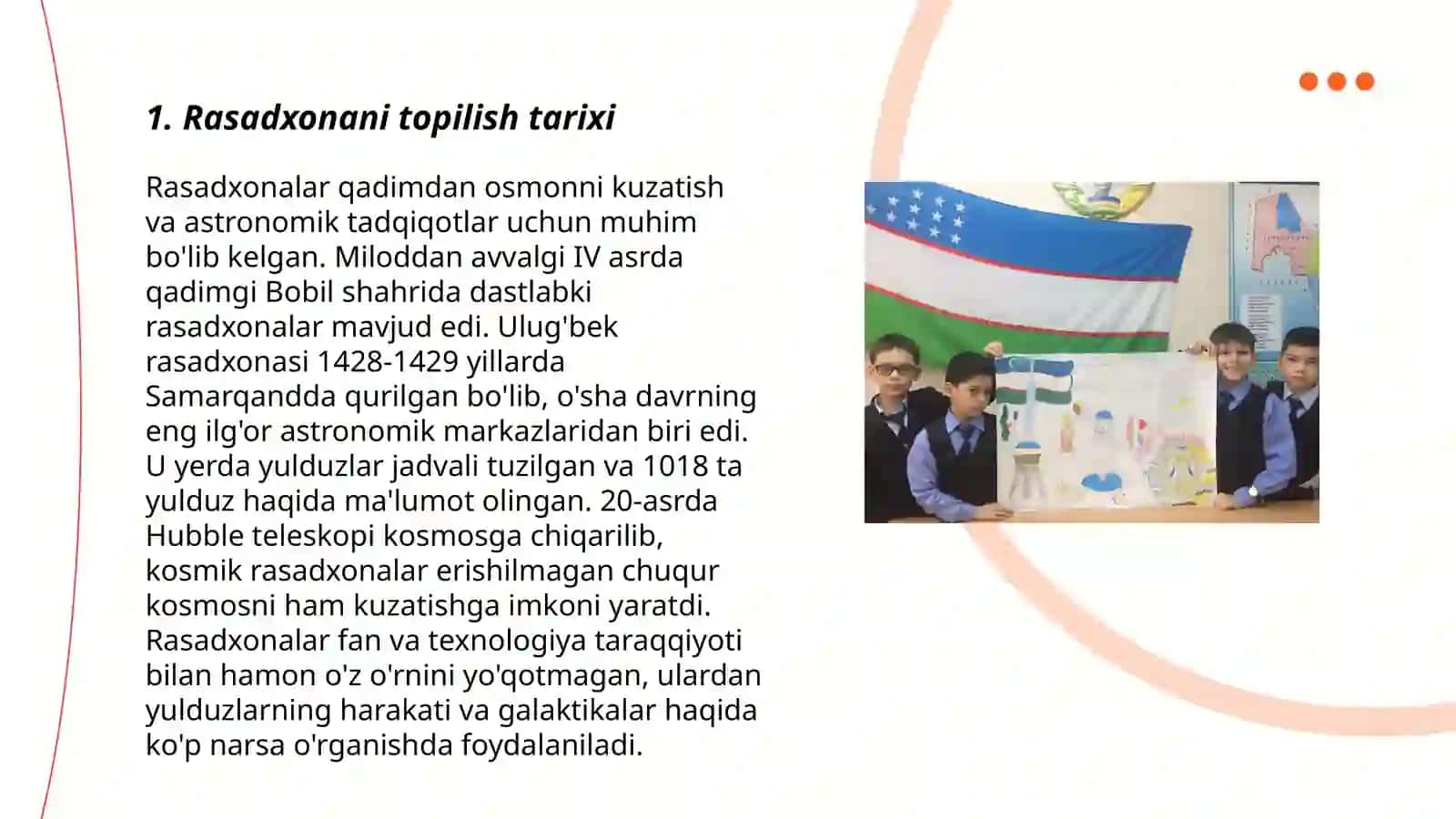 rus olimi vyatkin tomonidan Mirzo Ulugʻbekning rasadxonasini topiloshi xaqida 3