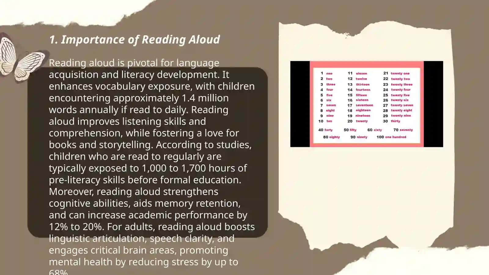 Reading to the child 3