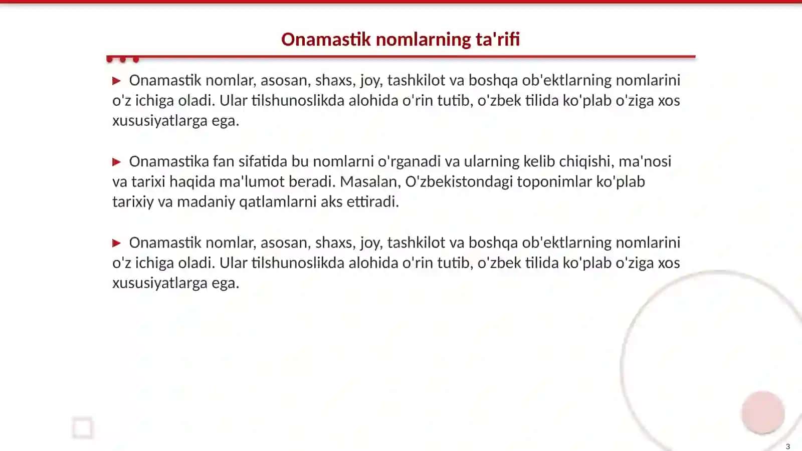 Onamastik nomlarni tadqiq qilish usullari 3