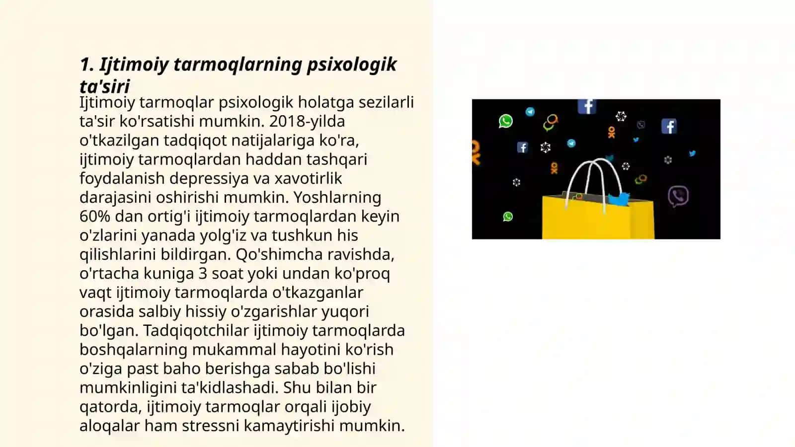 Ijtimoiy Tarmoqlarga Qaramlik 3