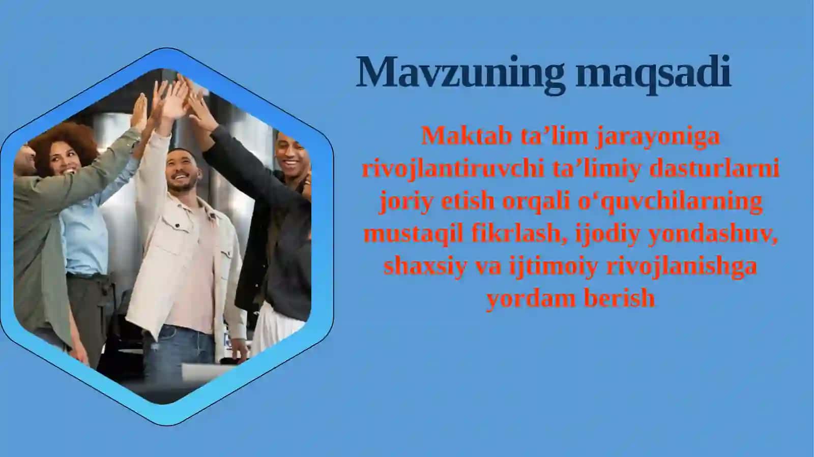 Maktabda rivojlantiruvchi ta’limiy dasturlardan foydalanish amaliyotini joriy etish 3