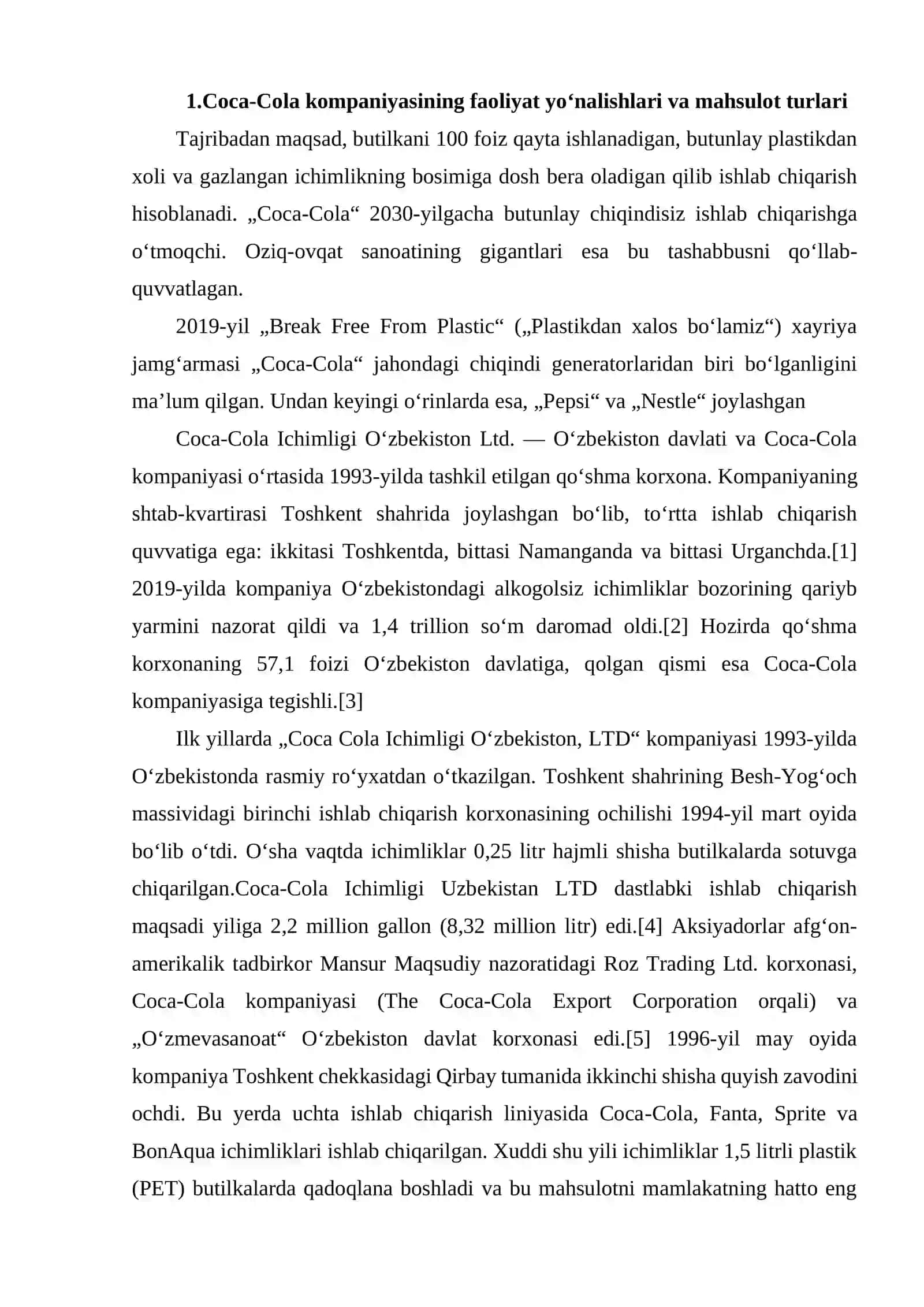 COCA COLA KOMPANIYASI 3