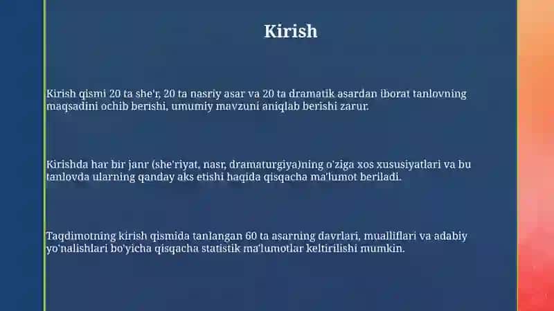 20ta sher 20ta nasriy asarlardan parcha 20ta drammatik asardan parcha 3