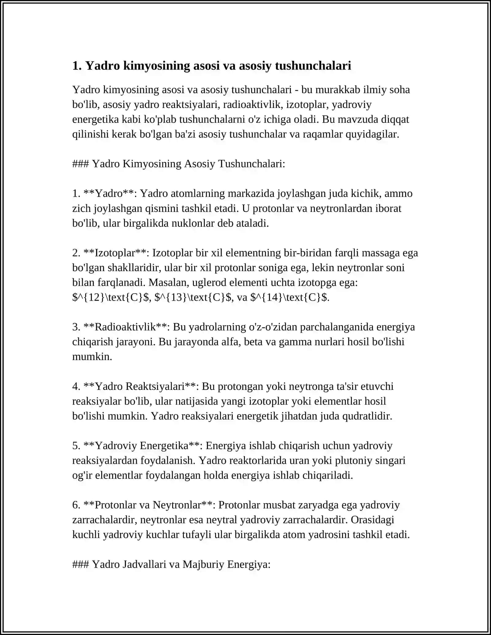 Yadro Kimyosining Tibbiyotdagi O'rni 3