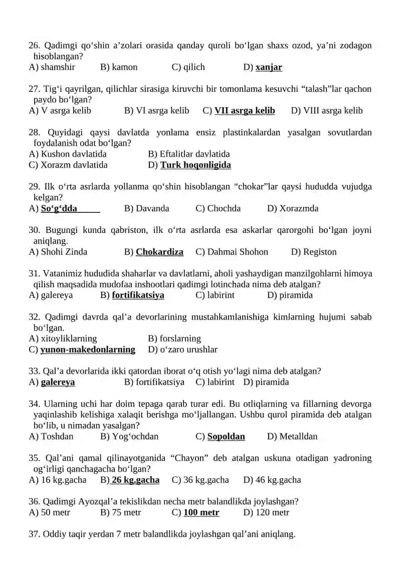 O‘zbеkistоndа hаrbiy ish vа sаn’аt tаriхi 3