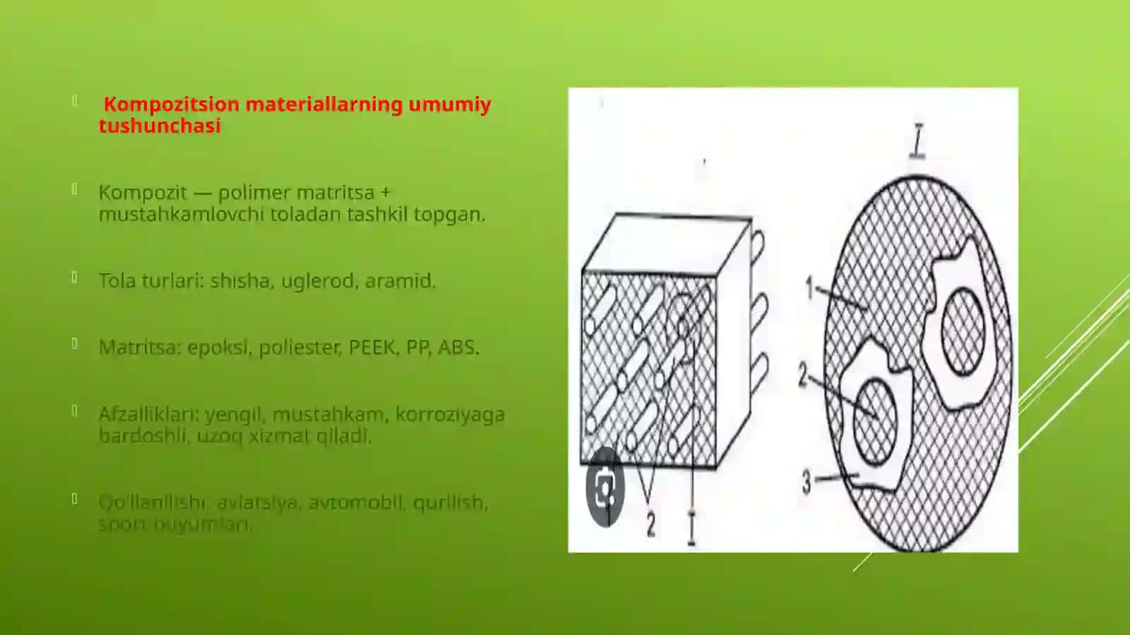 Polimer kompozitsion materiallarni qayta ishlash 3
