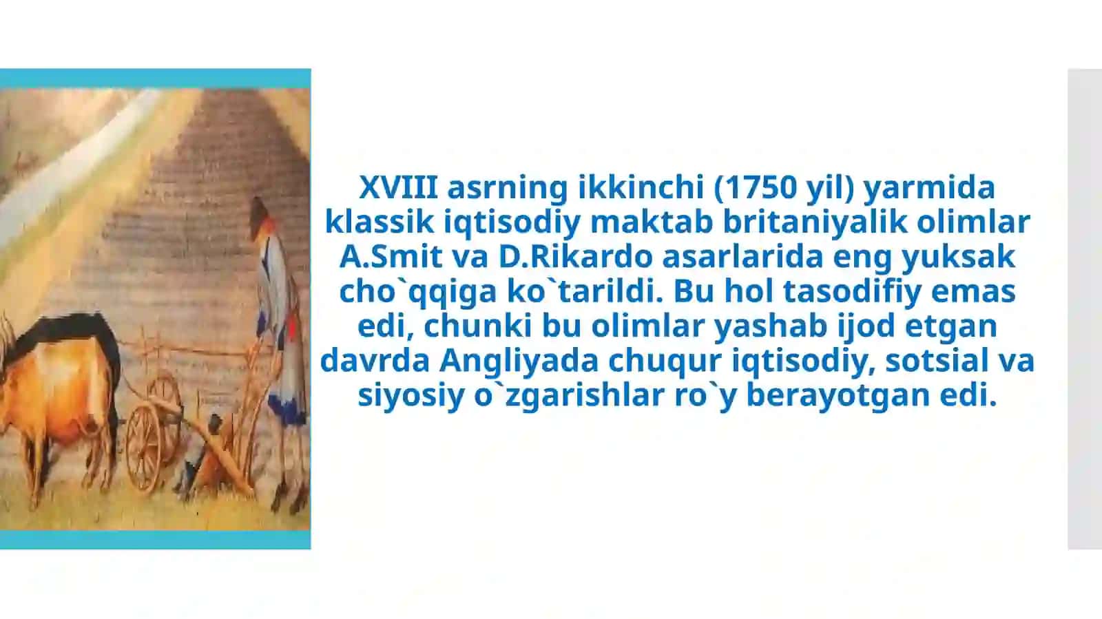 Iqtisodiy ta’limotlar tarixi: o’quv qo’llanma 3