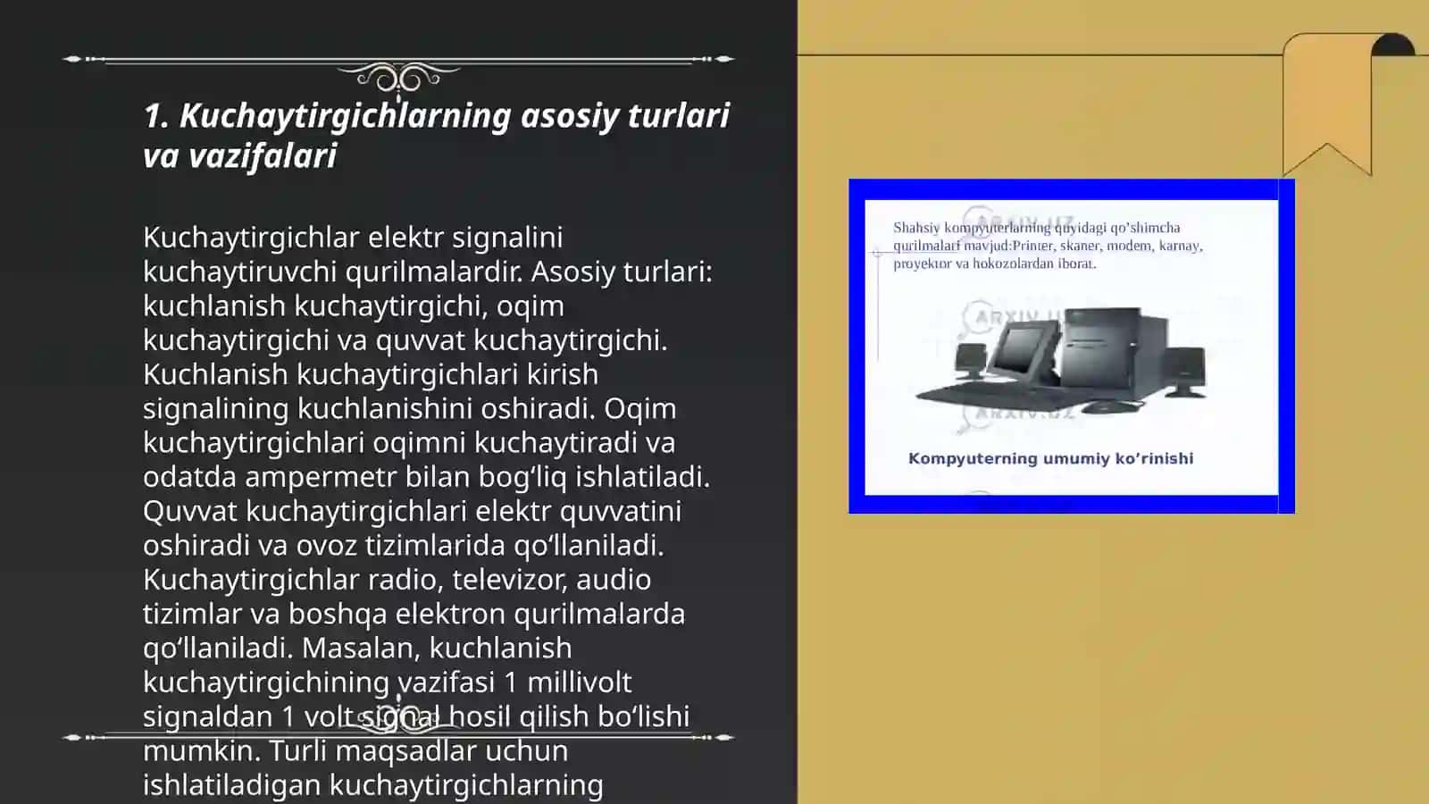 Kuchaytirgichlar va ularni strukturaviy sxemalari 3