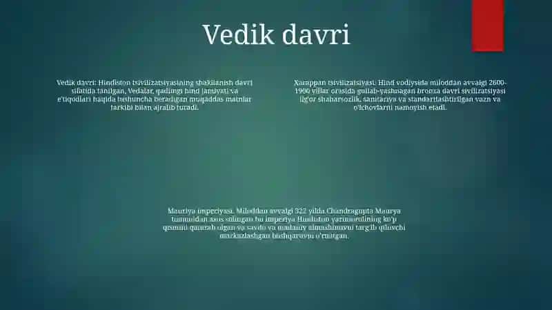 Hindistonning Dastlabki Madanyati 3