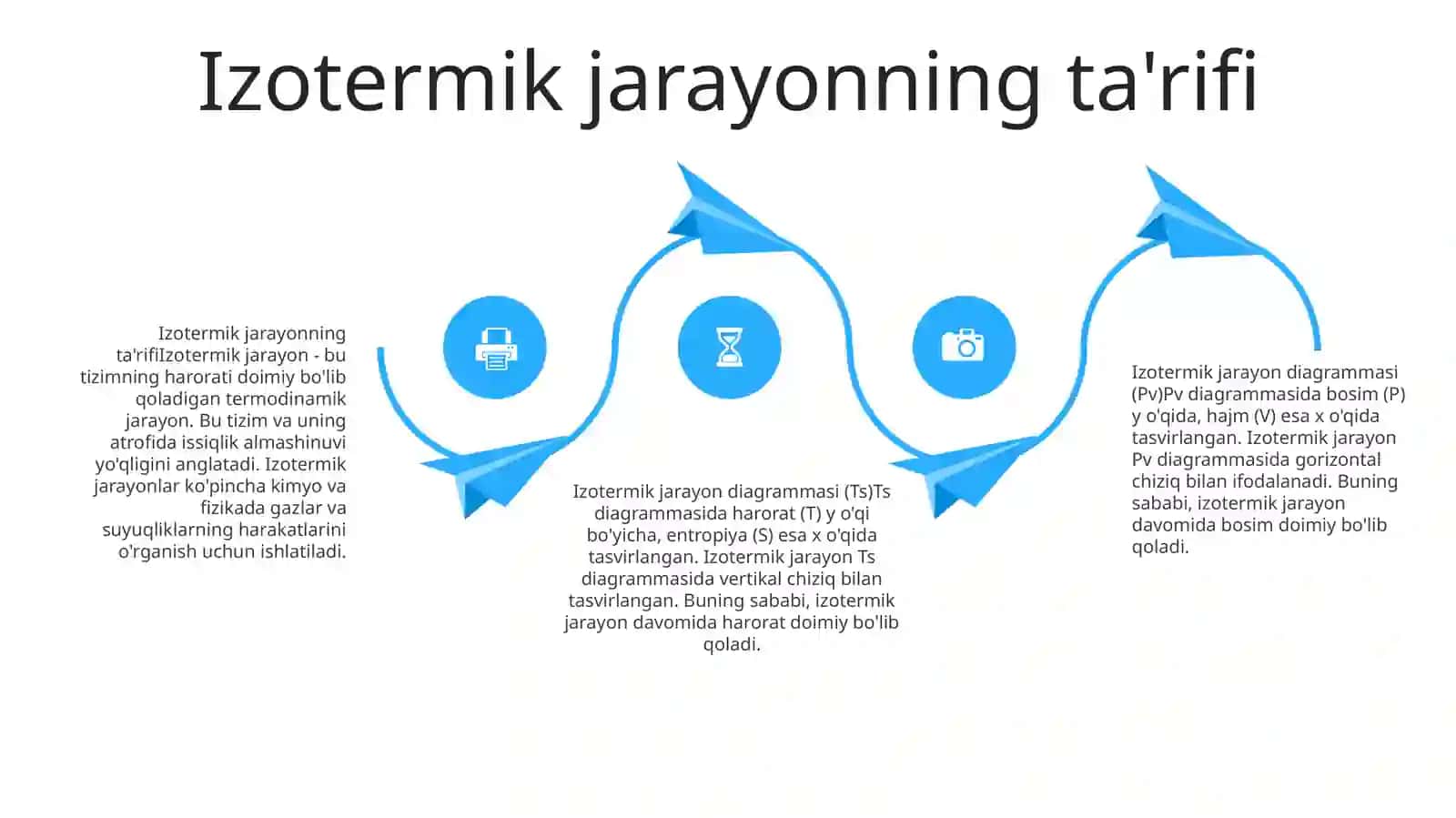 Izotermik Jarayon.Jarayonning Pv Va Ts - Diagrammalari 3