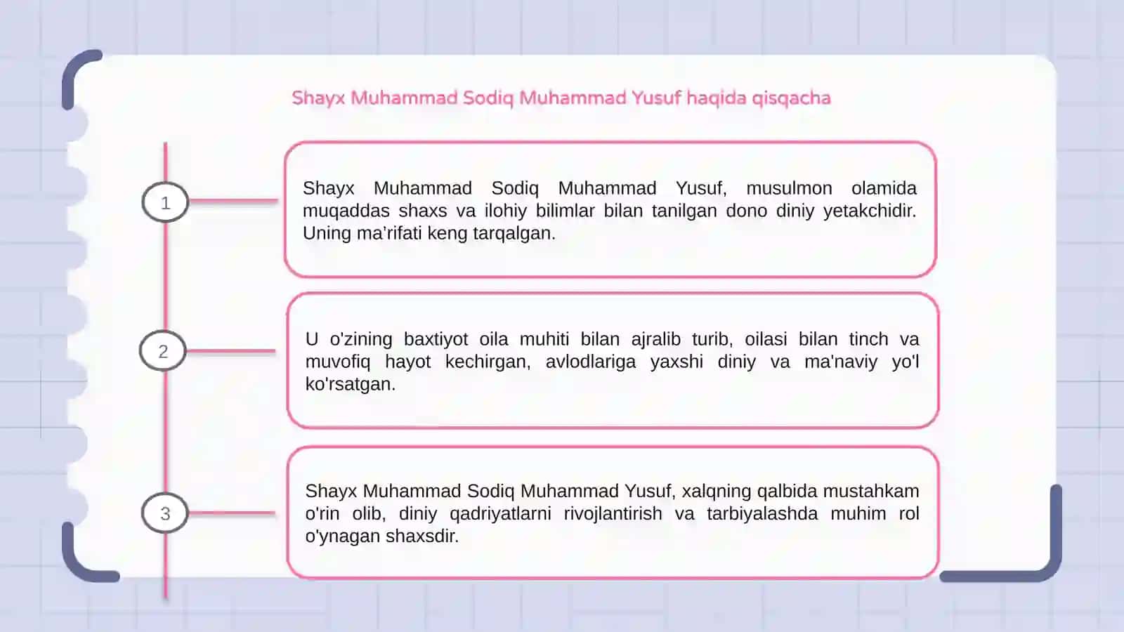 Shayx Muhammad Sodiq Muhammad Yusuf baxtiyot oila 3