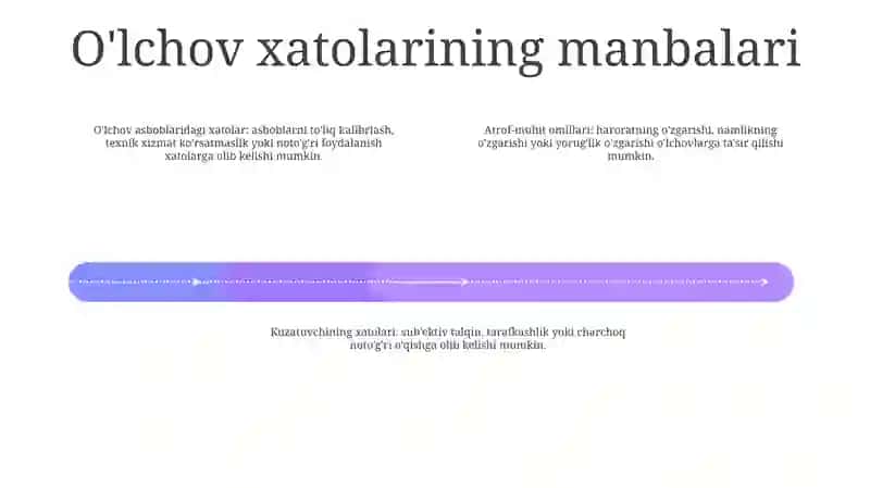 O'lchash Xatoliklari.Xatoliklarning Koeffitsienti 3