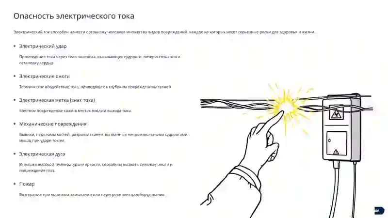 Лекция: Обеспечение электробезопасности на производстве 3