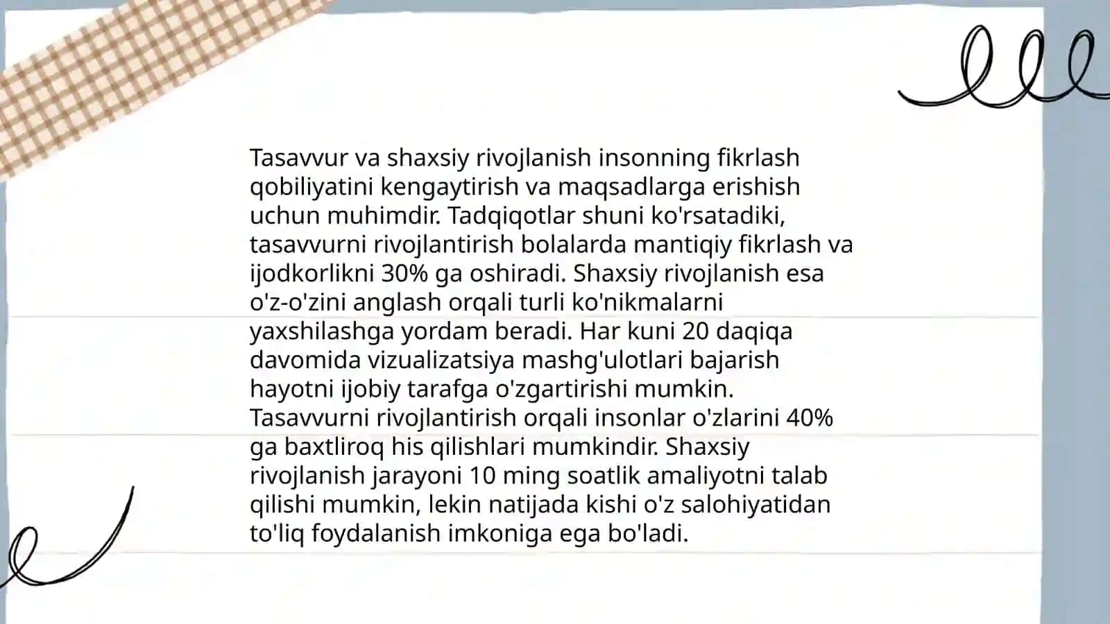 Tasavvur va talaba faoliyatidagi roli 3
