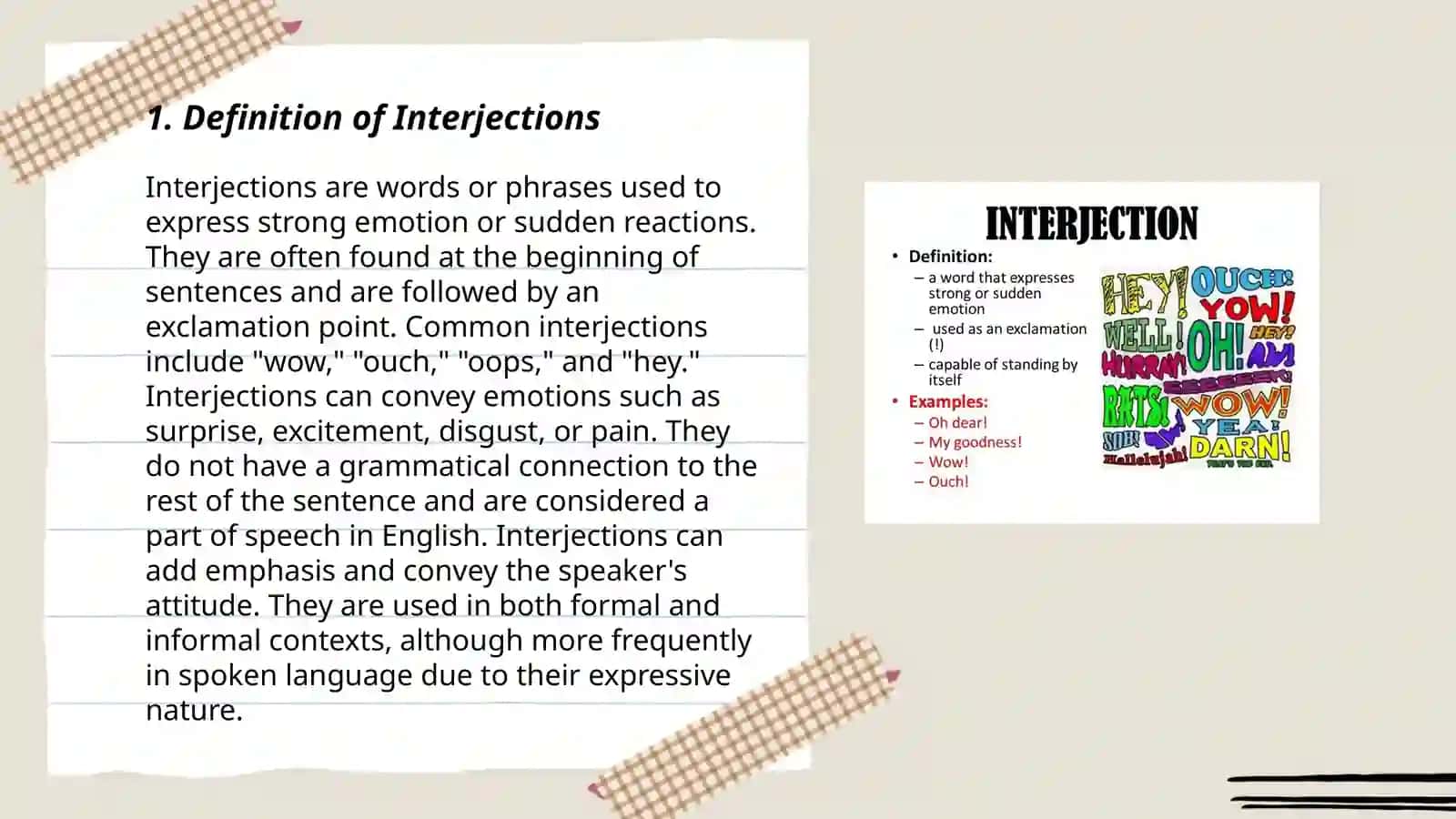 Interjunctions 3
