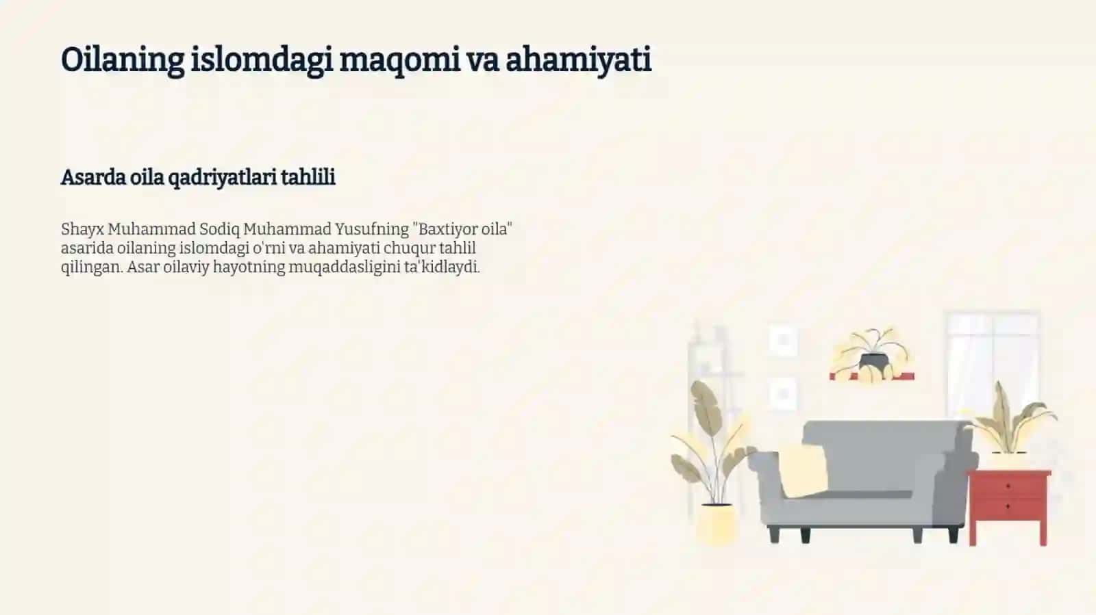 Shayx Muhammad Sodiq Muhammad Yusuf asarlarida islom qadriyatlari talqini 3