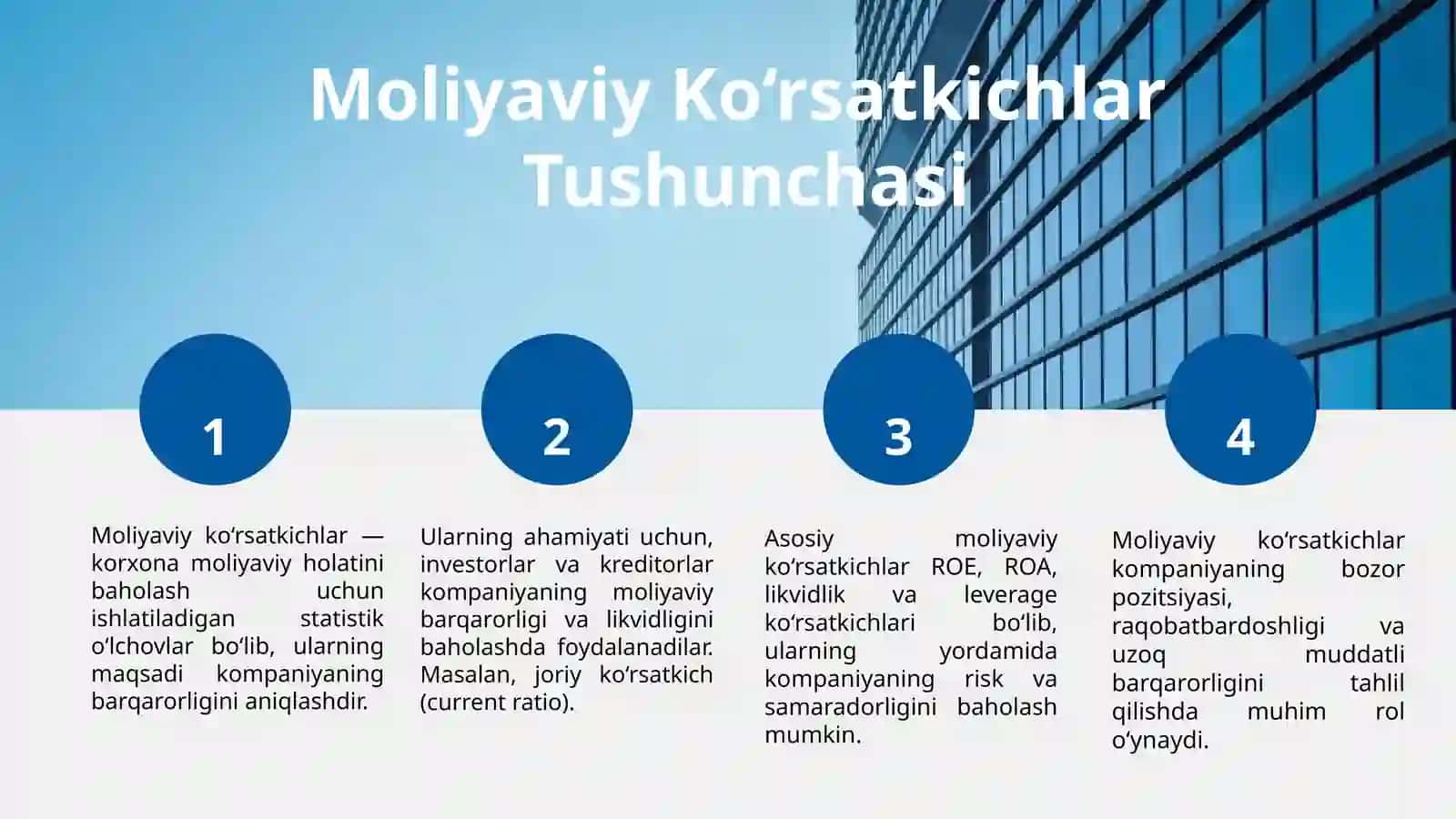 Korxona moliyaviy va iqtisodiy holatiga umumiy baho berish 3