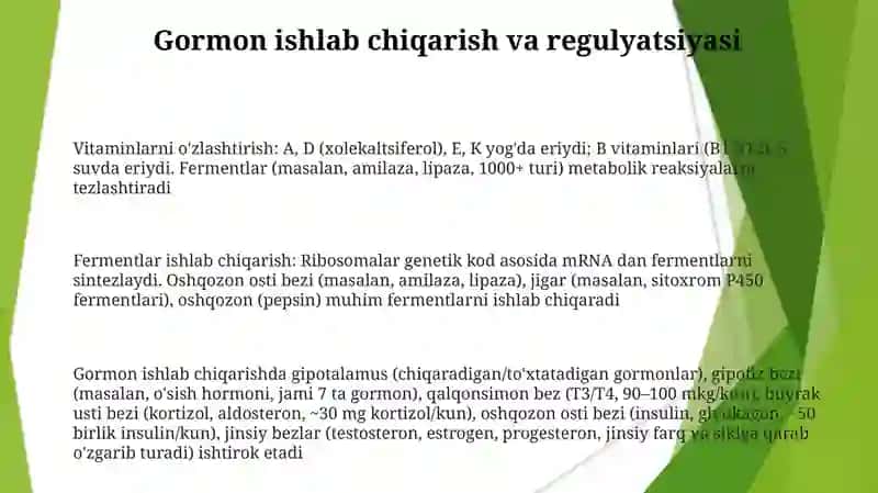 Fermentlar ishlab chiqarish va ulardan foydalanish 3