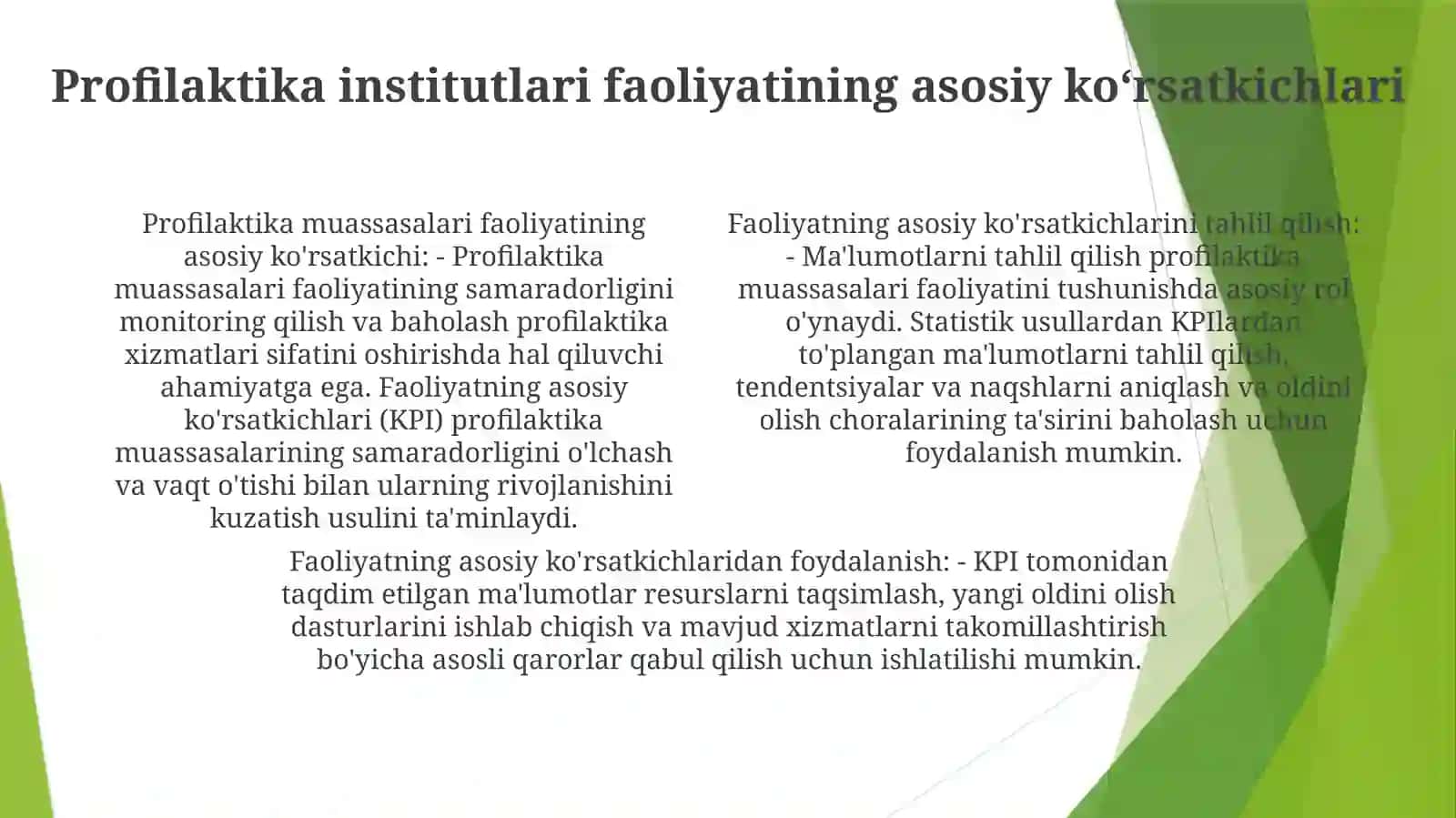 Davolash Profilaktika Muassasalarining Asosiy Ko'Rsatkichlari Va Ularni Taxlil Etish Usullari 3