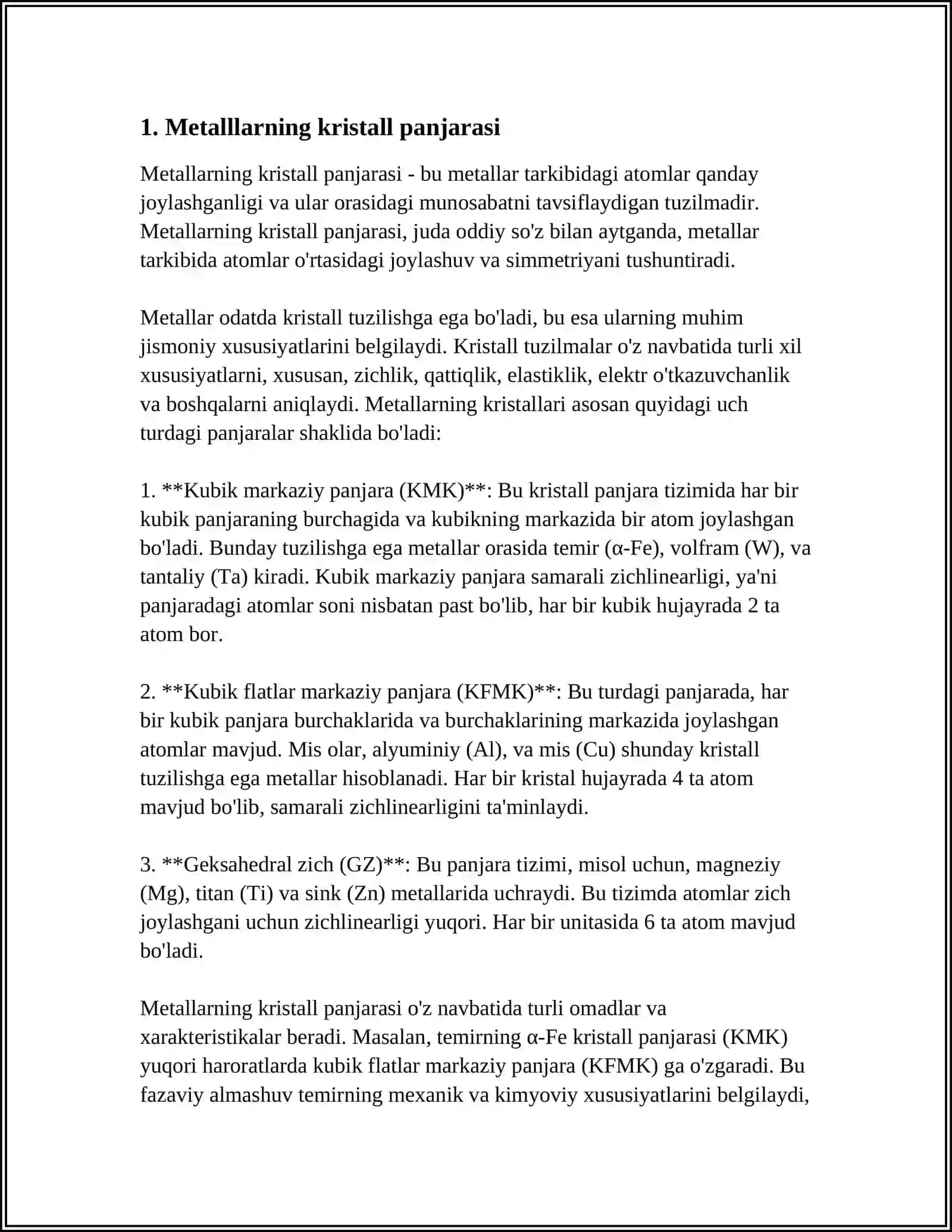 METALLAR TURLANISHI 3