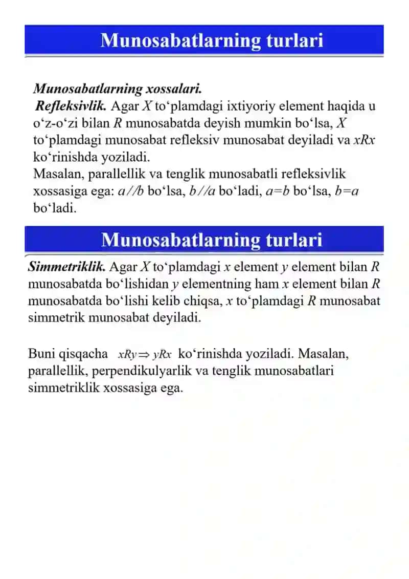 Diskret matematika va matematik mantiq fanidan yakuniy nazorat savollari 3