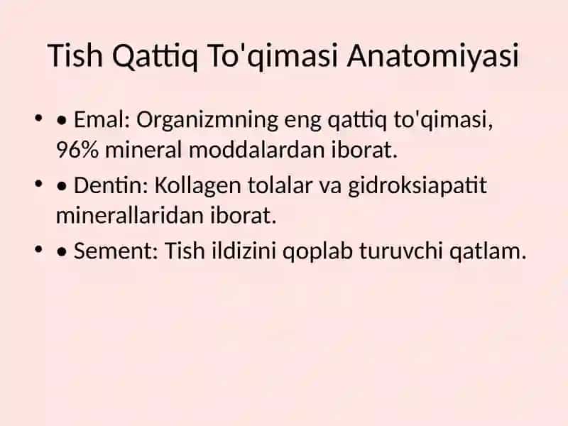 Tish Qattiq To'qimasining Nasliy Kasalliklari 3