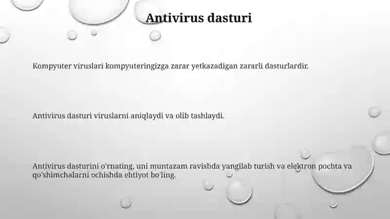 Kompyuter viruslari va virusdan himoyalanish usullari 3