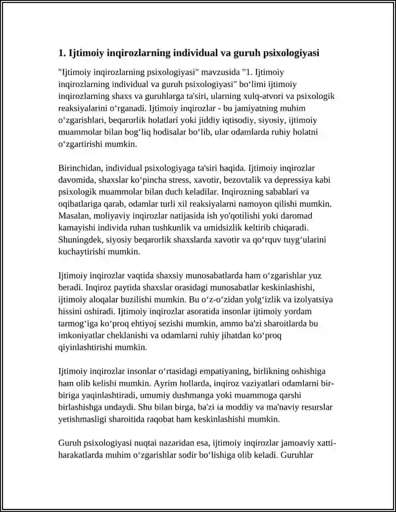 Ijtimoiy inqizrozlarning psixologiyasi 3